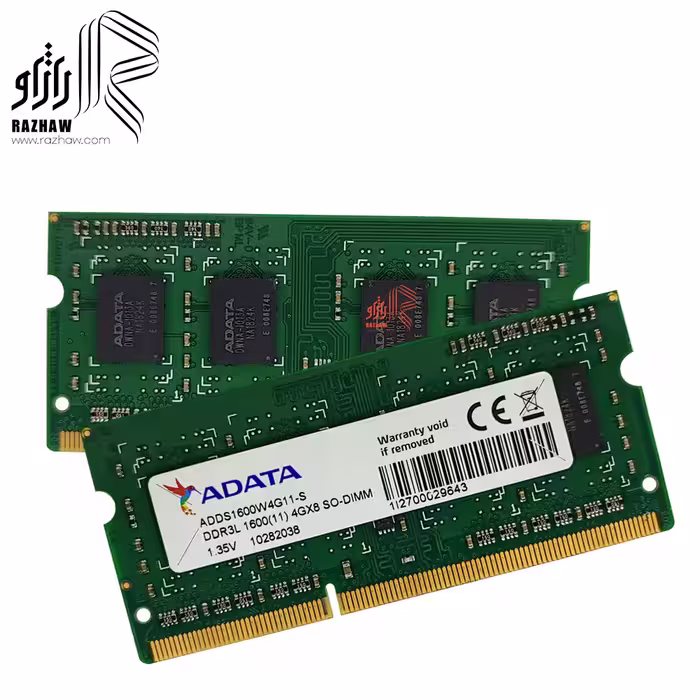 رم لپ تاپ ddr3l ادیتا 12800/1600mhz مدل 1028203 ظرفیت 4 گیگابایت CL11
