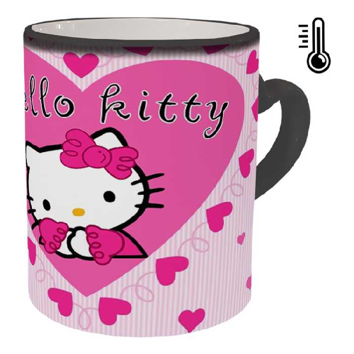 ماگ حرارتی مدل دسته قلبی طرح کیتی کد 18