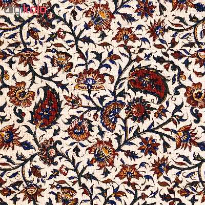 روميزي قلمكار عطريان طرح درهم بادامي مدل G242