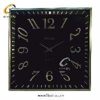 ساعت دیواری اورجینال آرتمیس آلیاژ فلزی نقره ای| کد رفرنس 90019، مدل: 2038SilverBlack
