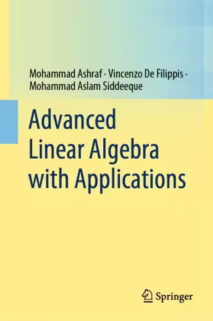 خرید و دانلود نسخه کامل کتاب Advanced Linear Algebra with Applications