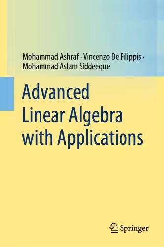 خرید و دانلود نسخه کامل کتاب Advanced Linear Algebra with Applications