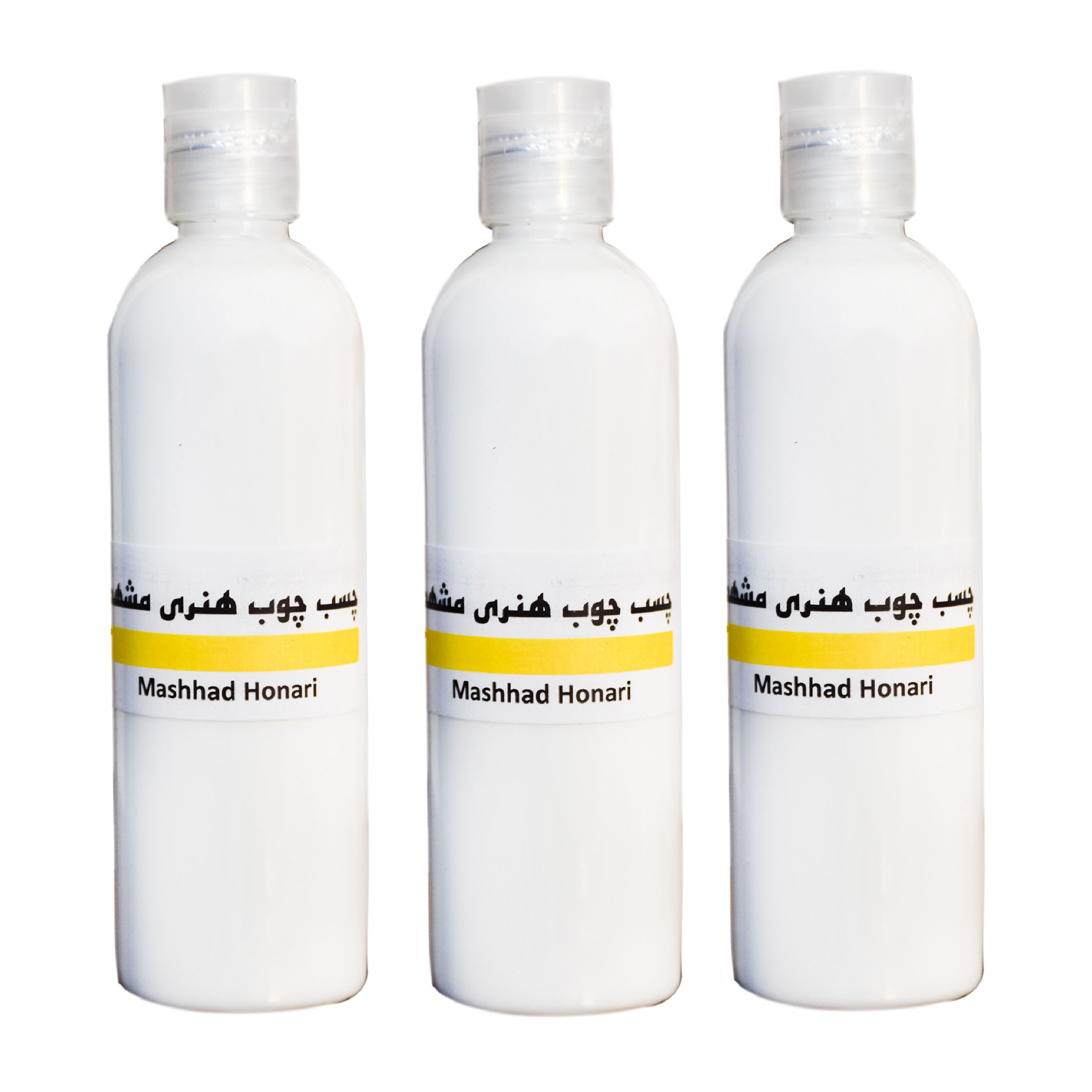 چسب چوب هنری مشهد مدل B-120-3 حجم 120 میلی لیتر مجموعه 3 عددی