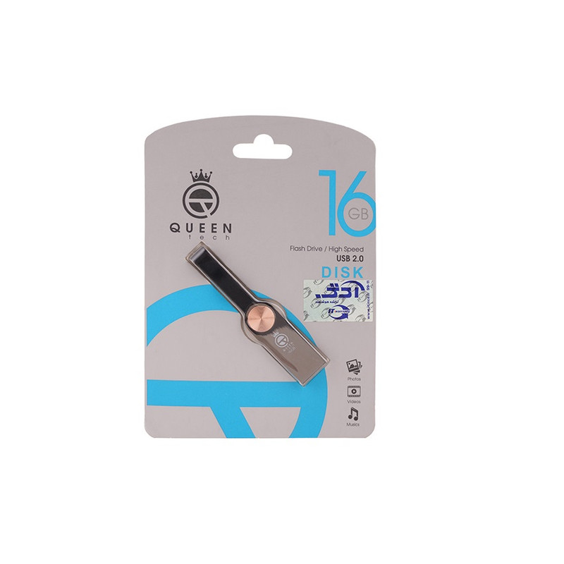 فلش مموری کوئین تک مدل DISK ظرفیت 16 گیگابایت | کالا مکس