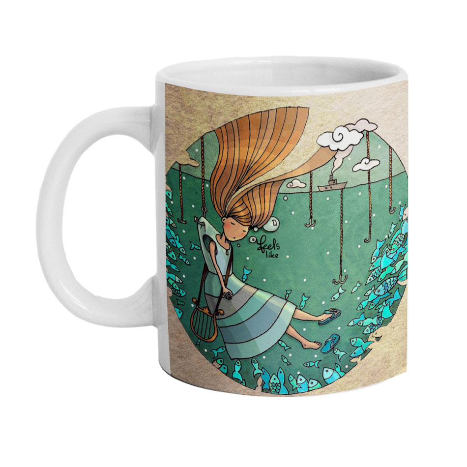 ماگ دارلی طرح دخترانه فانتزی مدل MG1135