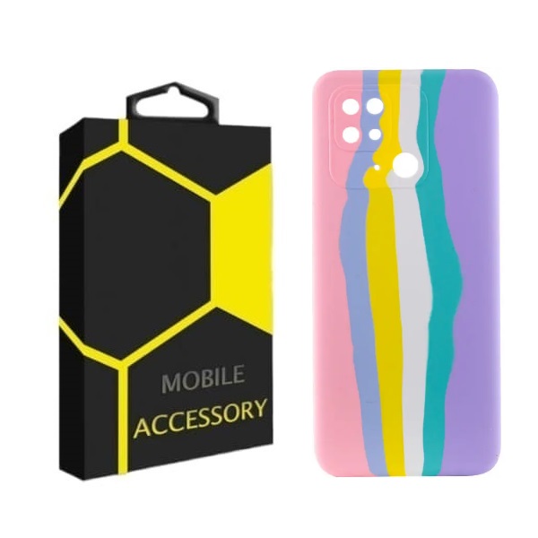 کاور مدل Rainbow مناسب برای گوشی موبایل شیائومی Poco C40