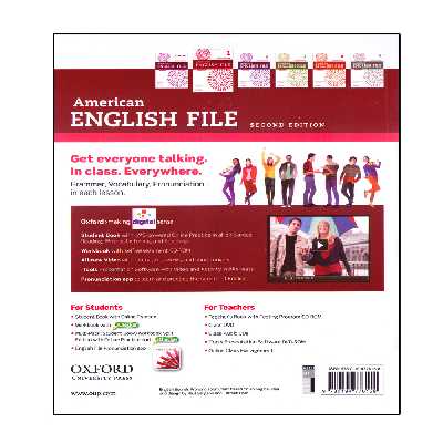 کتاب American English File اثر جمعی از نویسندگان انتشارات الوندپویان شش جلدی