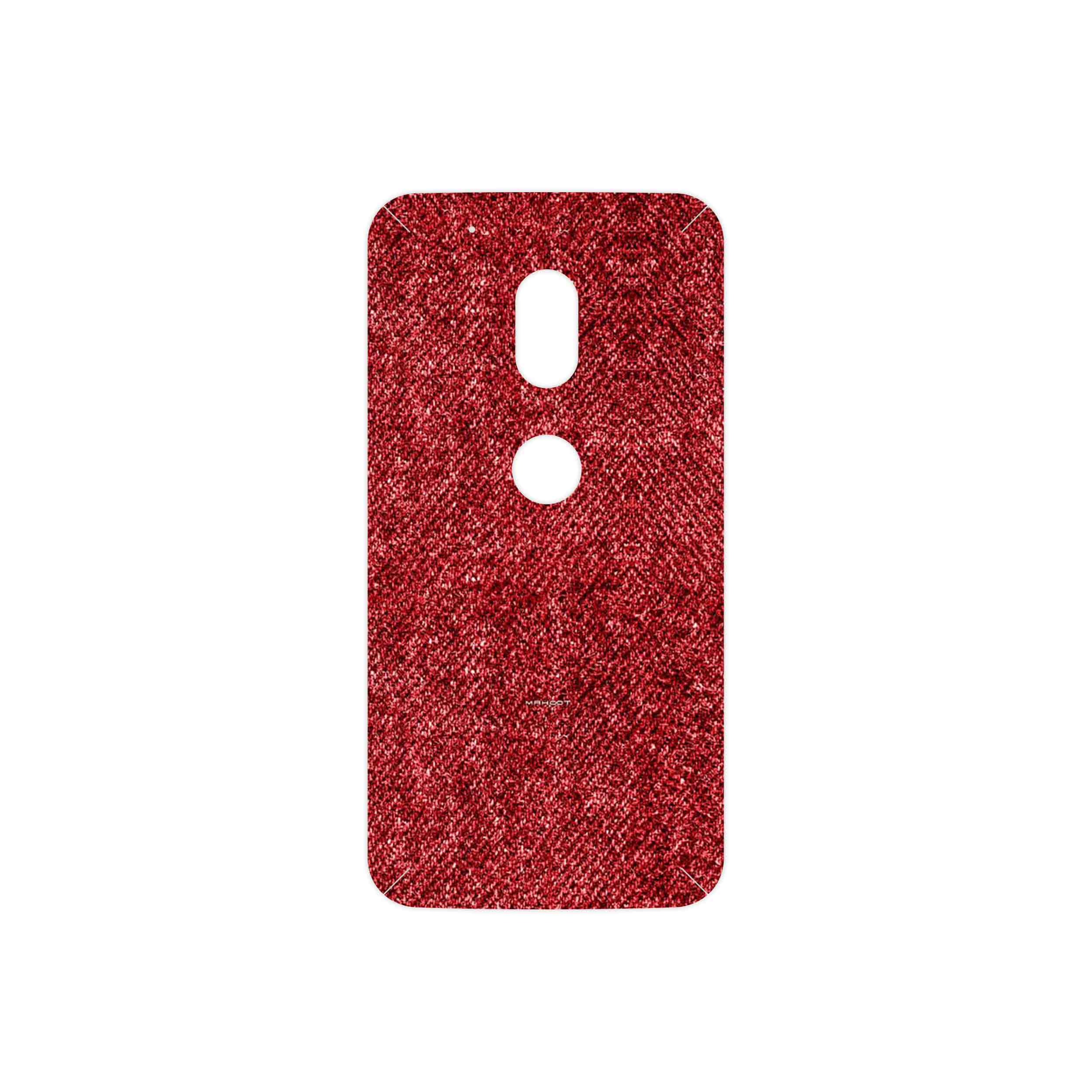 برچسب پوششی ماهوت مدل Fabric Texture 4 مناسب برای گوشی موبایل موتورولا Moto G4 Play