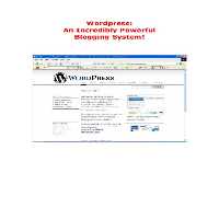 خرید و دانلود نسخه کامل کتاب Wordpress: An Incredibly Powerful Blogging System!