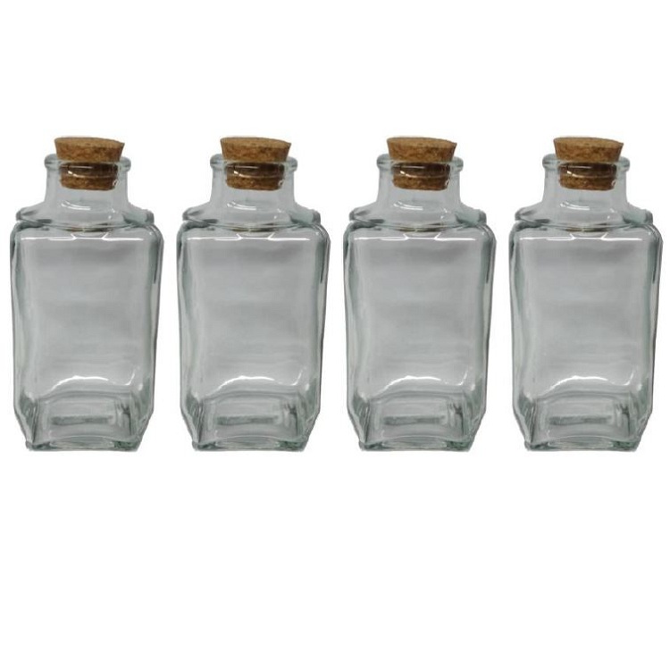 جای ادویه مدل چهارگوش مجموعه 4 عددی