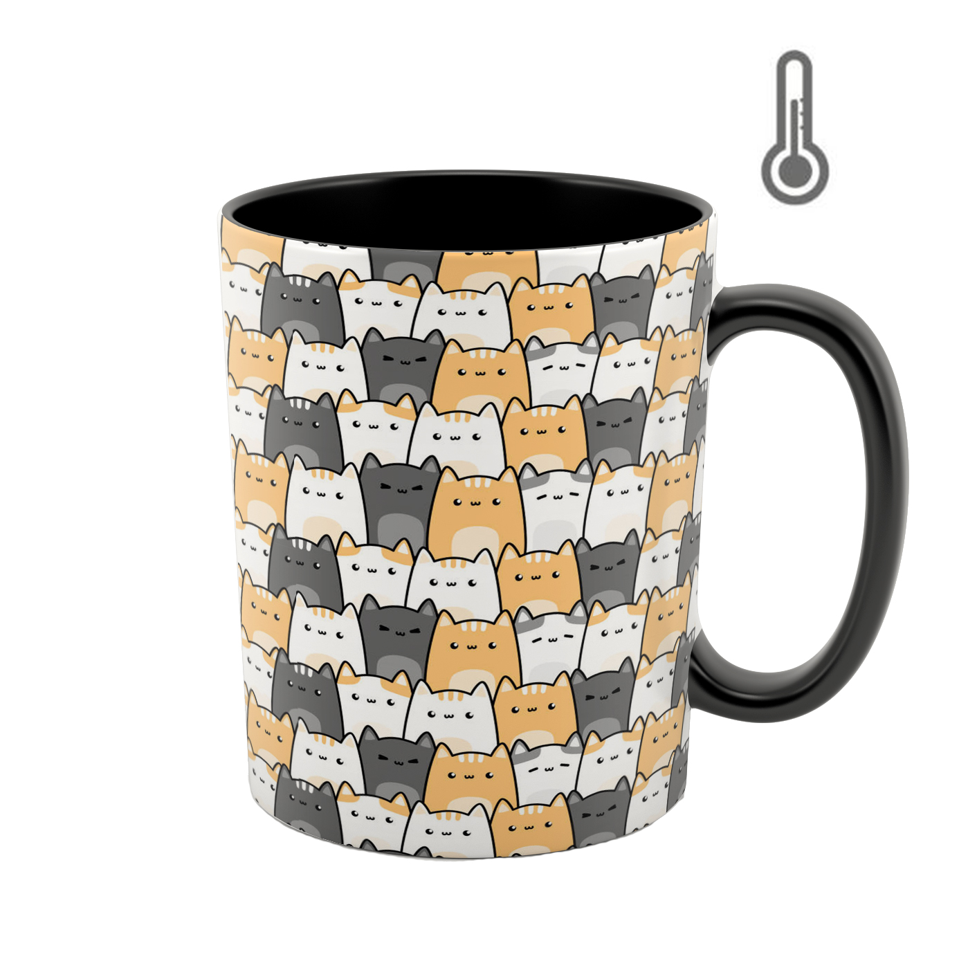 ماگ حرارتی طرح گربه ها مدل 01