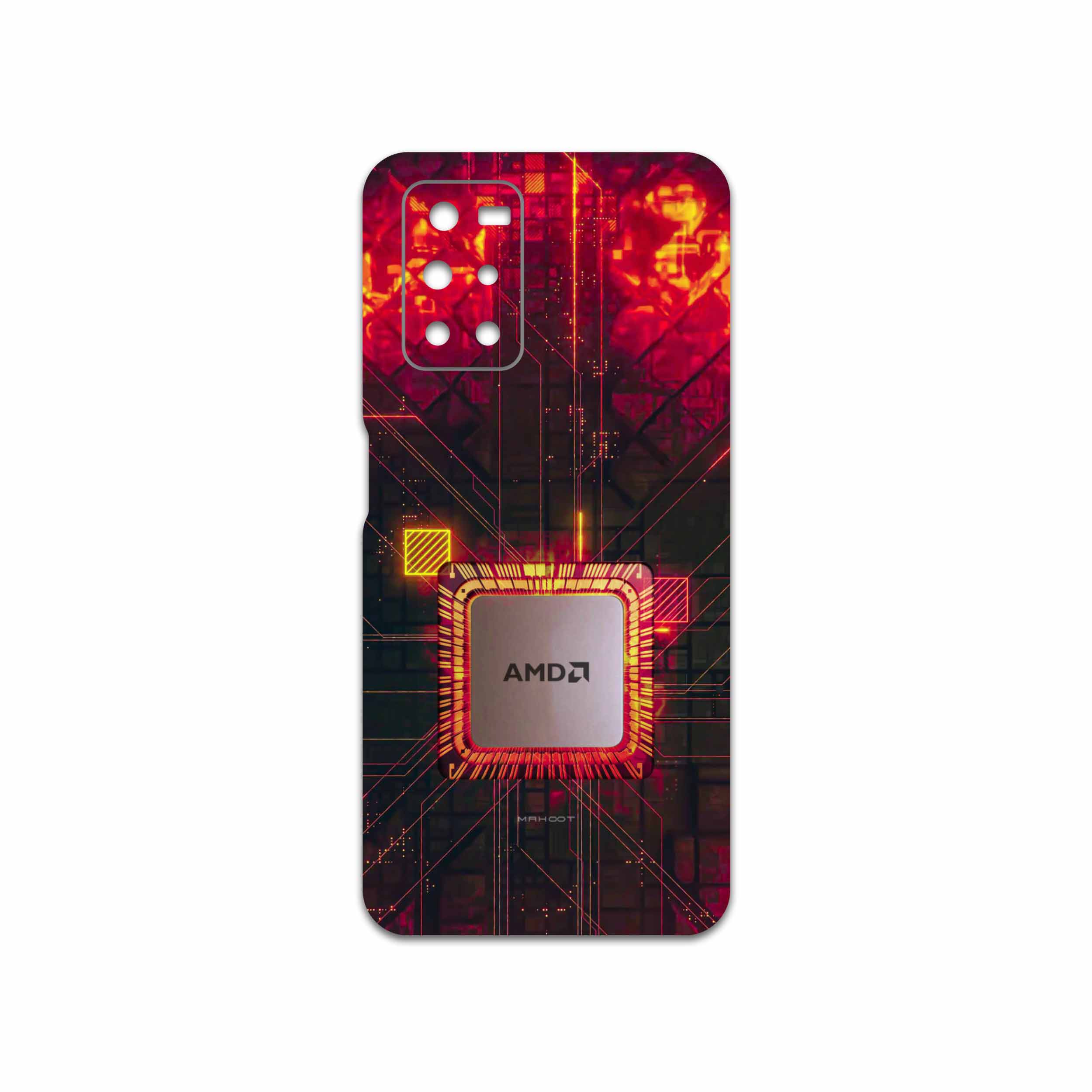 برچسب پوششی ماهوت مدل AMD-Brand مناسب برای گوشی موبایل شیائومی Redmi Note 11 4G