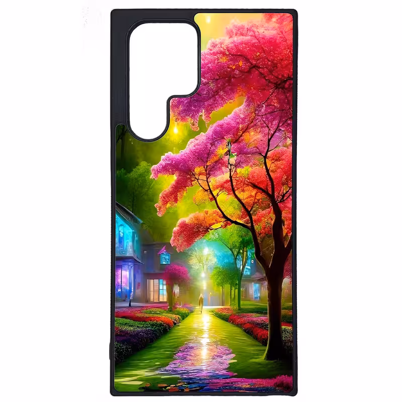 کاور طرح منظره کد G-039 مناسب برای گوشی موبایل سامسونگ Galaxy S22 Ultra | دیجی قاب دونی