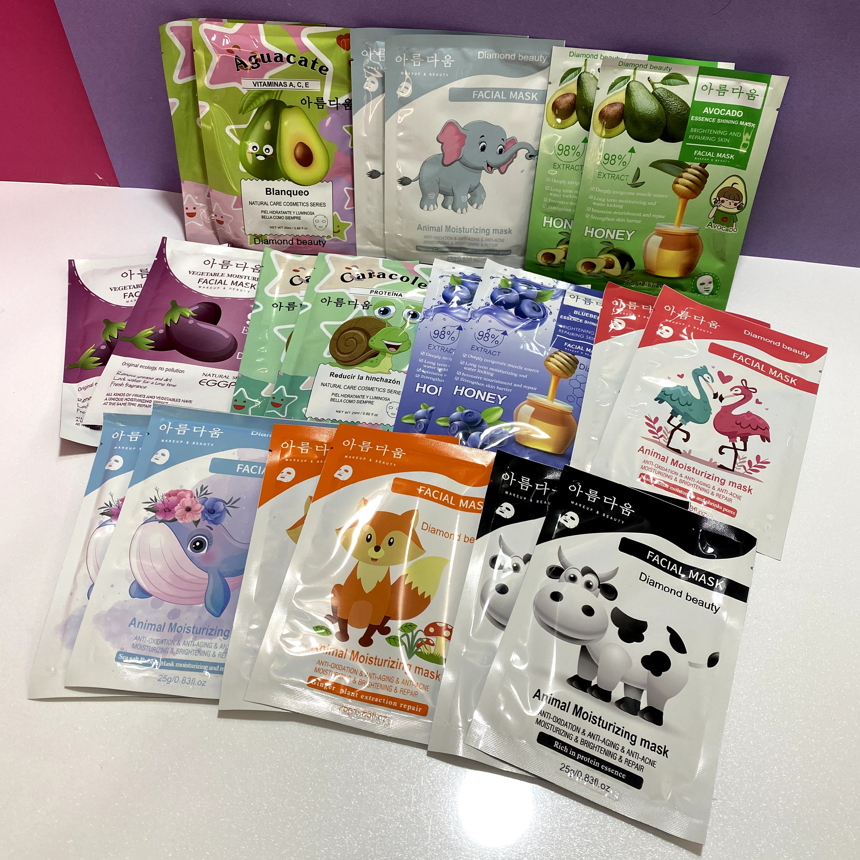 پک 20 عددی ماسک ورقه ای کره ای