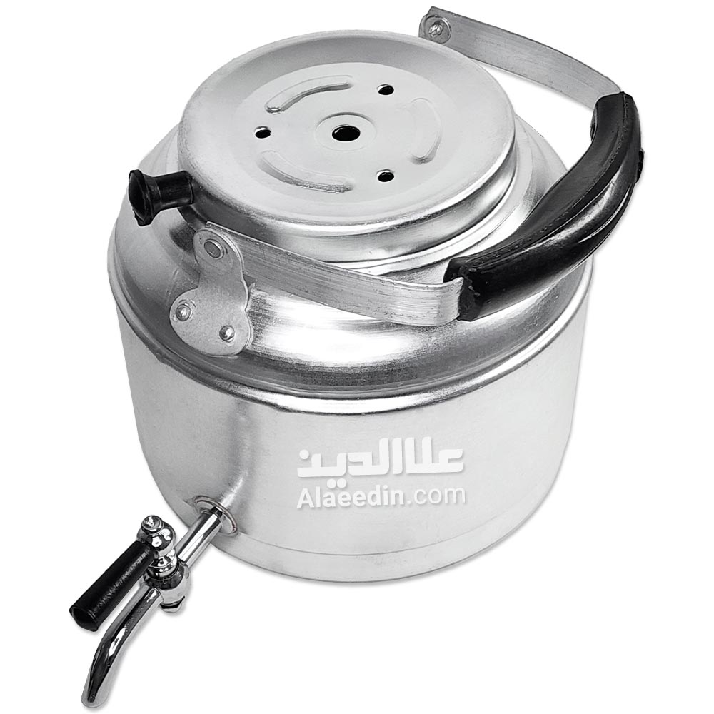 کتری روحی شیر دار روگازی خانگی و مسافرتی 4 لیتری دسته نسوز