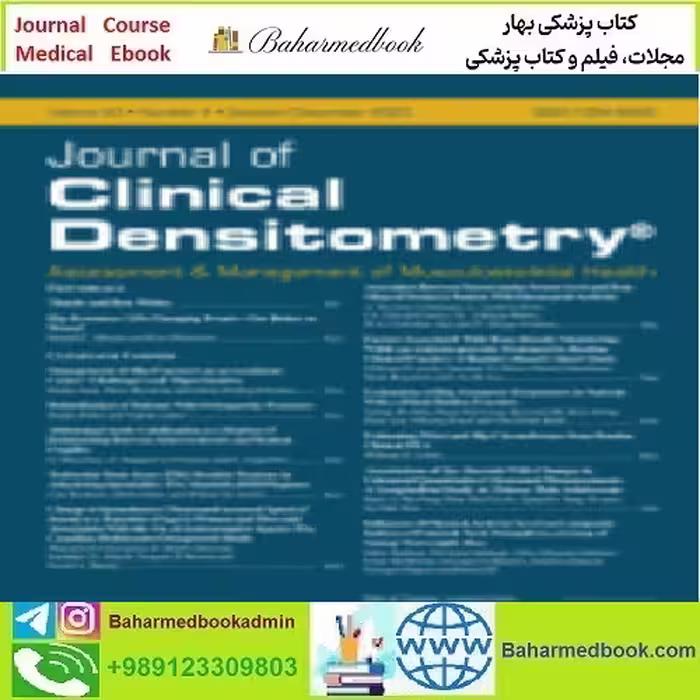 Journal of Clinical Densitometry Volume 23 Issue 1 to 4 2020