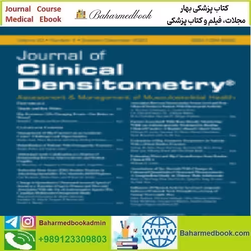 Journal of Clinical Densitometry Volume 23 Issue 1 to 4 2020