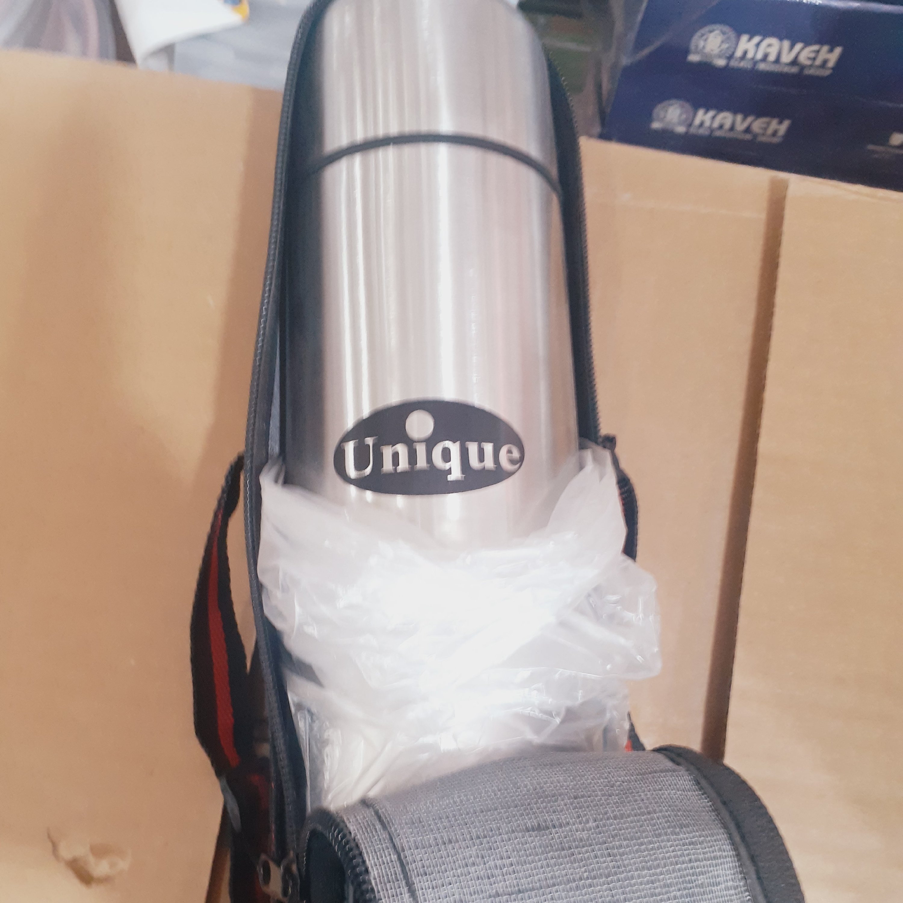فلاسک یک لیتری استوانه ای یونیک