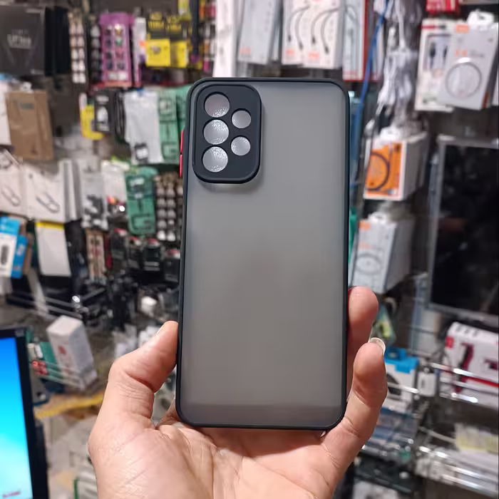قاب/گارد/کاور  پشت مات مشکی   سامسونگ a23  ا بیست و سه Samsung a23 مناسب برای گوشی سامسونگ a13 Samsung a13