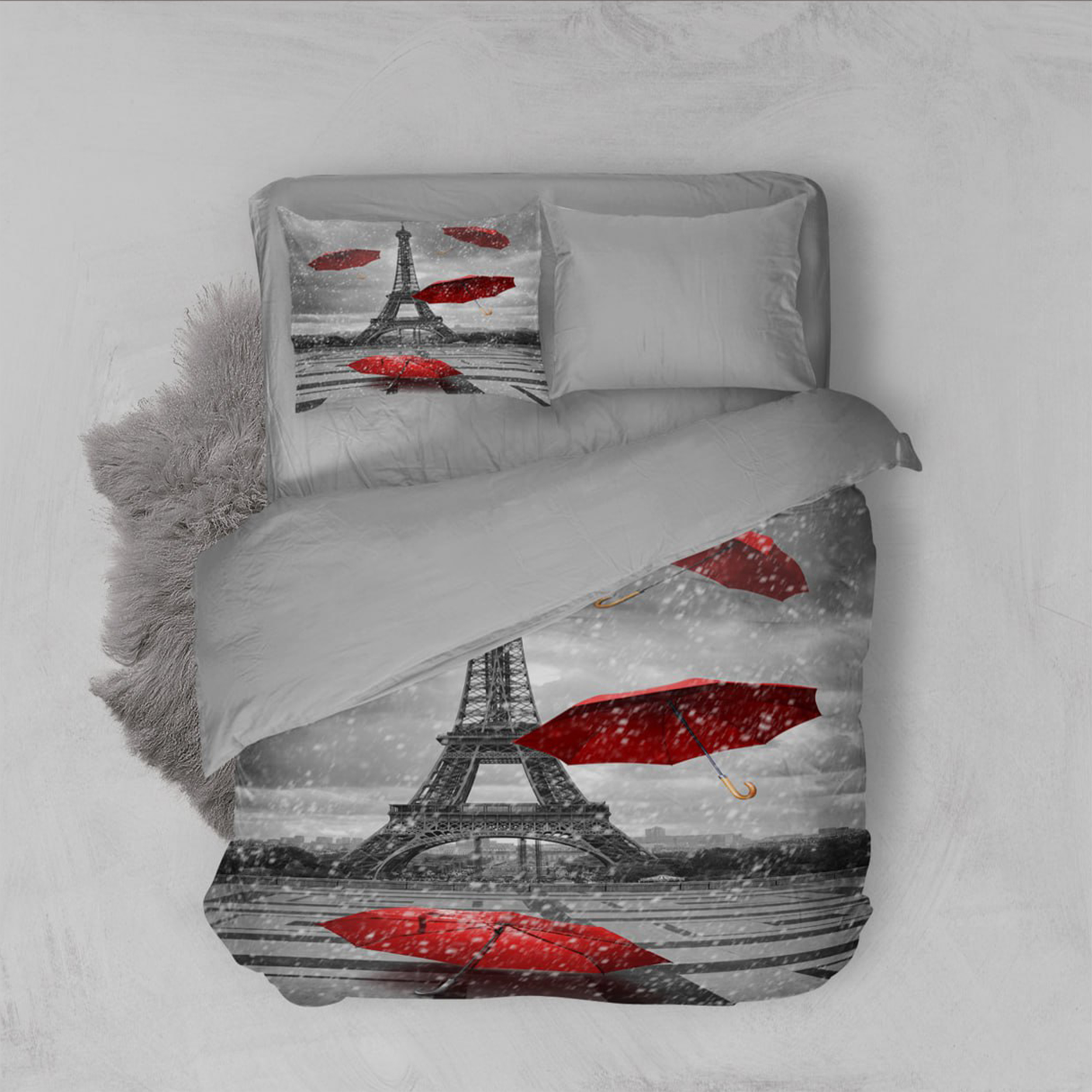 سرویس روتختی مدل برج ایفل 4345 یک نفره 5 تکه