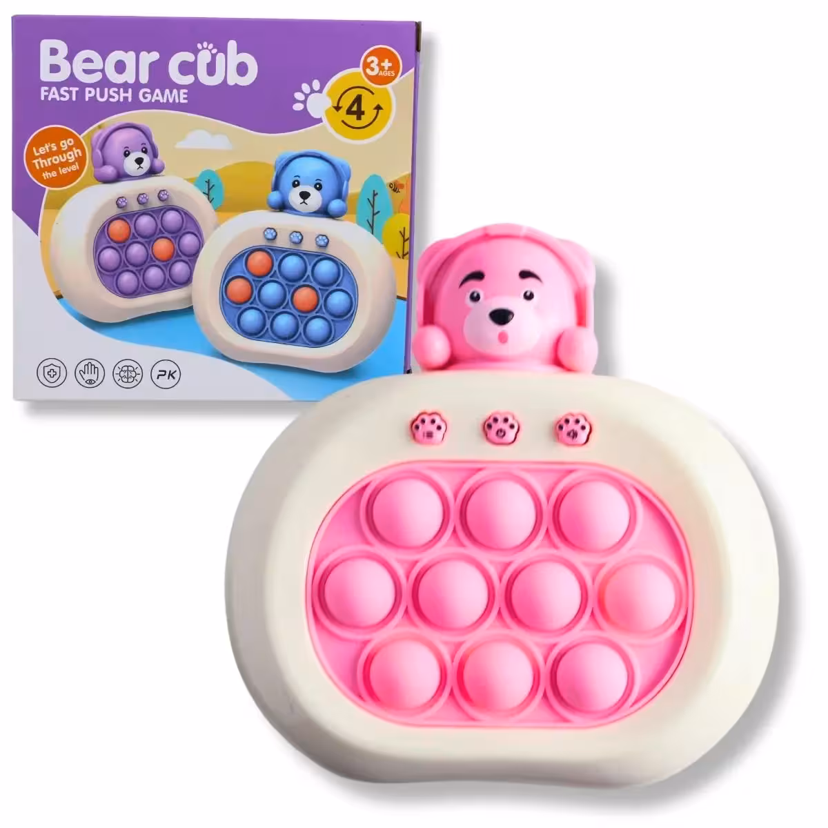 اسباب بازی الکترونیکی پاپ ایت برند Bear Cub مدل ‎SD0034_S2_PU