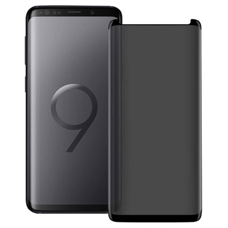 گلس فول ادج پرایوسی مناسب برای گوشی Samsung Galaxy S9 Plus / S8 Plus مدل شیشه ای خمیده با قابلیت امنیتی Full Edge Privacy Full Glass