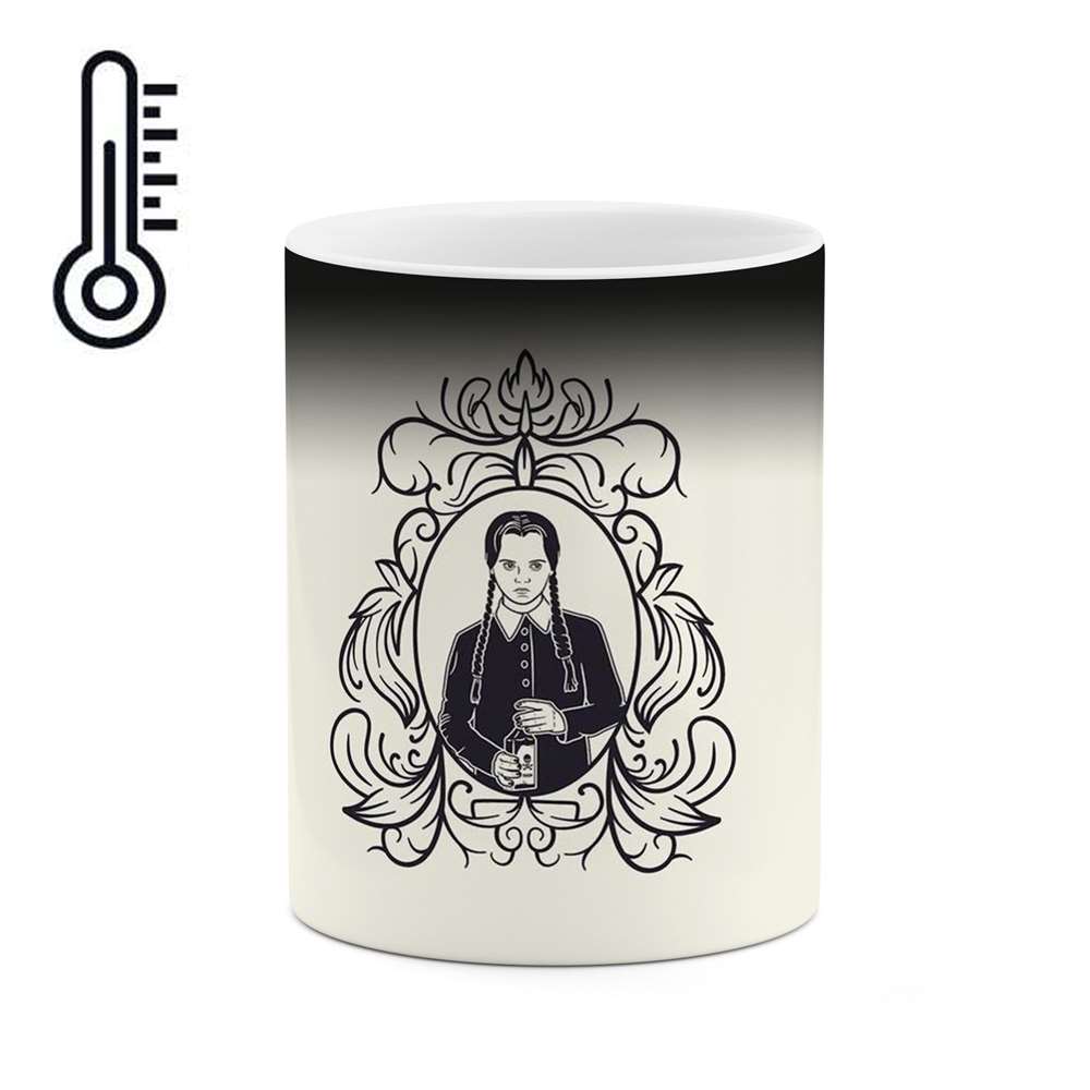 ماگ حرارتی طرح فیلم و انیمیشن Addams family مدل mgph15013