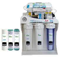 دستگاه تصفیه کننده آب آکوآ اسپرینگ مدل UF - SF3600 به همراه فیلتر تصفیه کننده آب کد 01 مجموعه 3 عددی