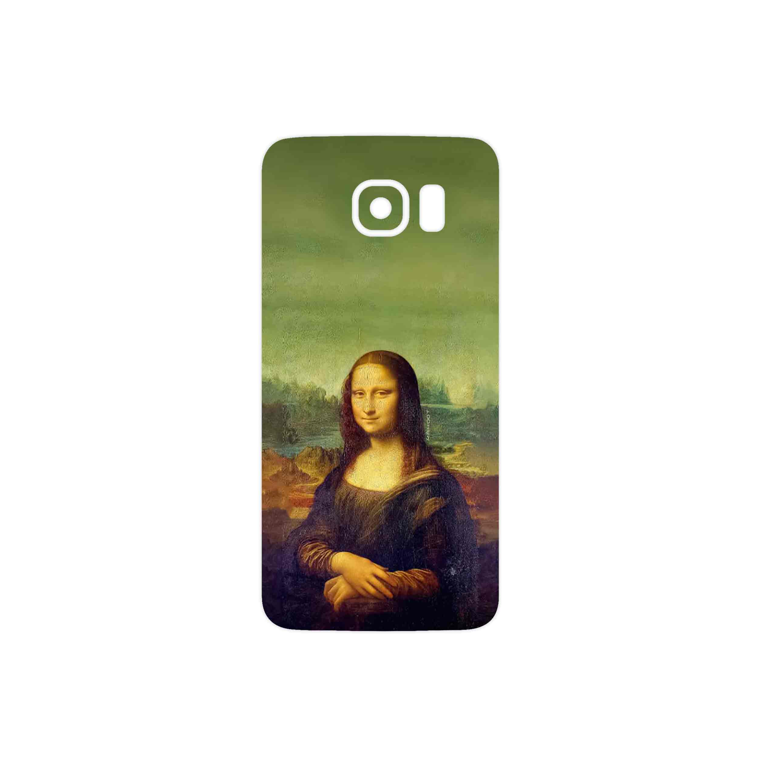 برچسب پوششی ماهوت مدل Mona Lisa of da Vinci مناسب برای گوشی موبایل سامسونگ Galaxy S6