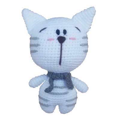عروسک بافتنی مدل گربه