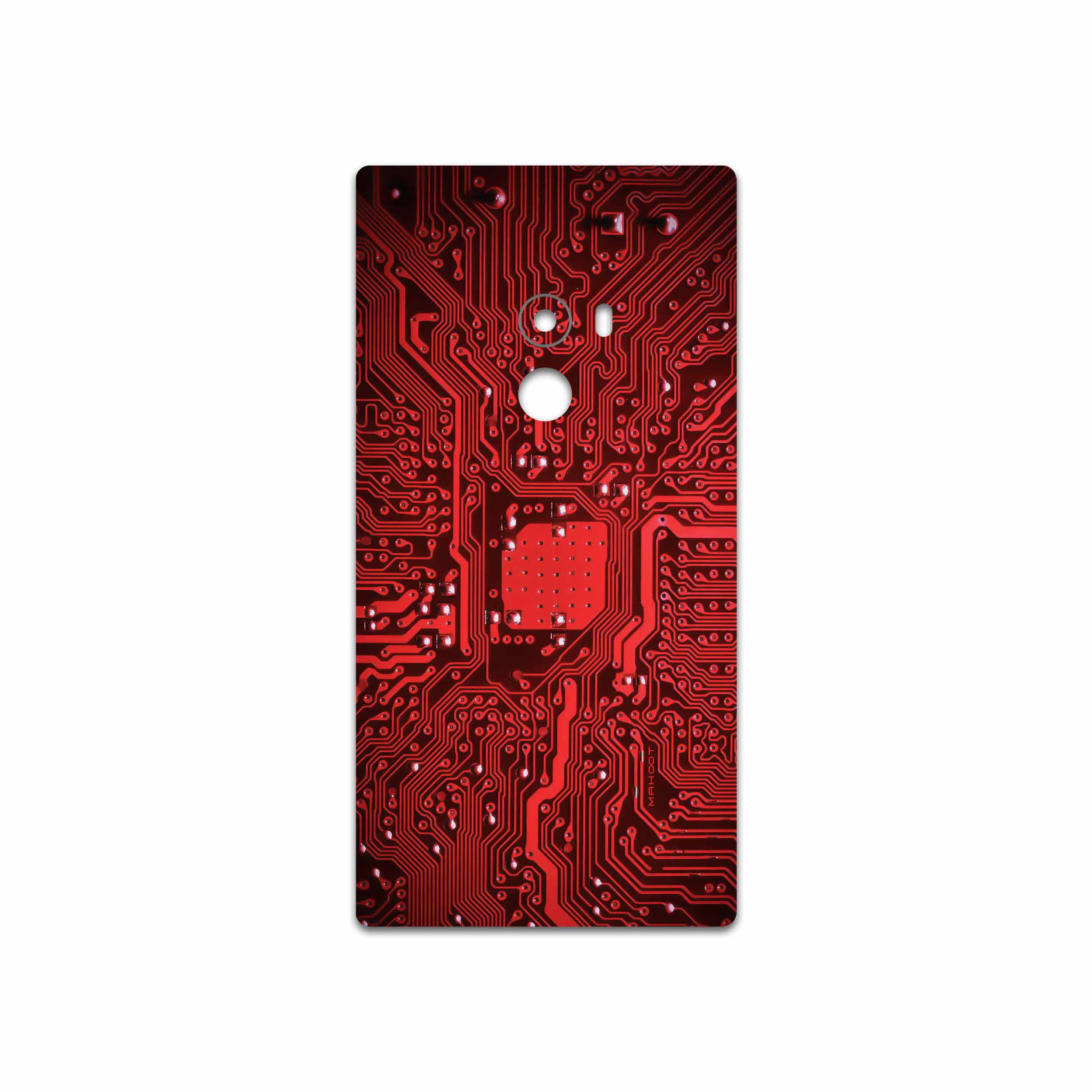 برچسب پوششی ماهوت مدل Red Printed Circuit Board مناسب برای گوشی موبایل شیائومی Mi Mix