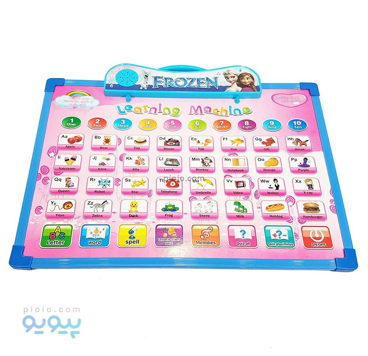 تخته آموزش زبان انگلیسی کودک طرح فروزن