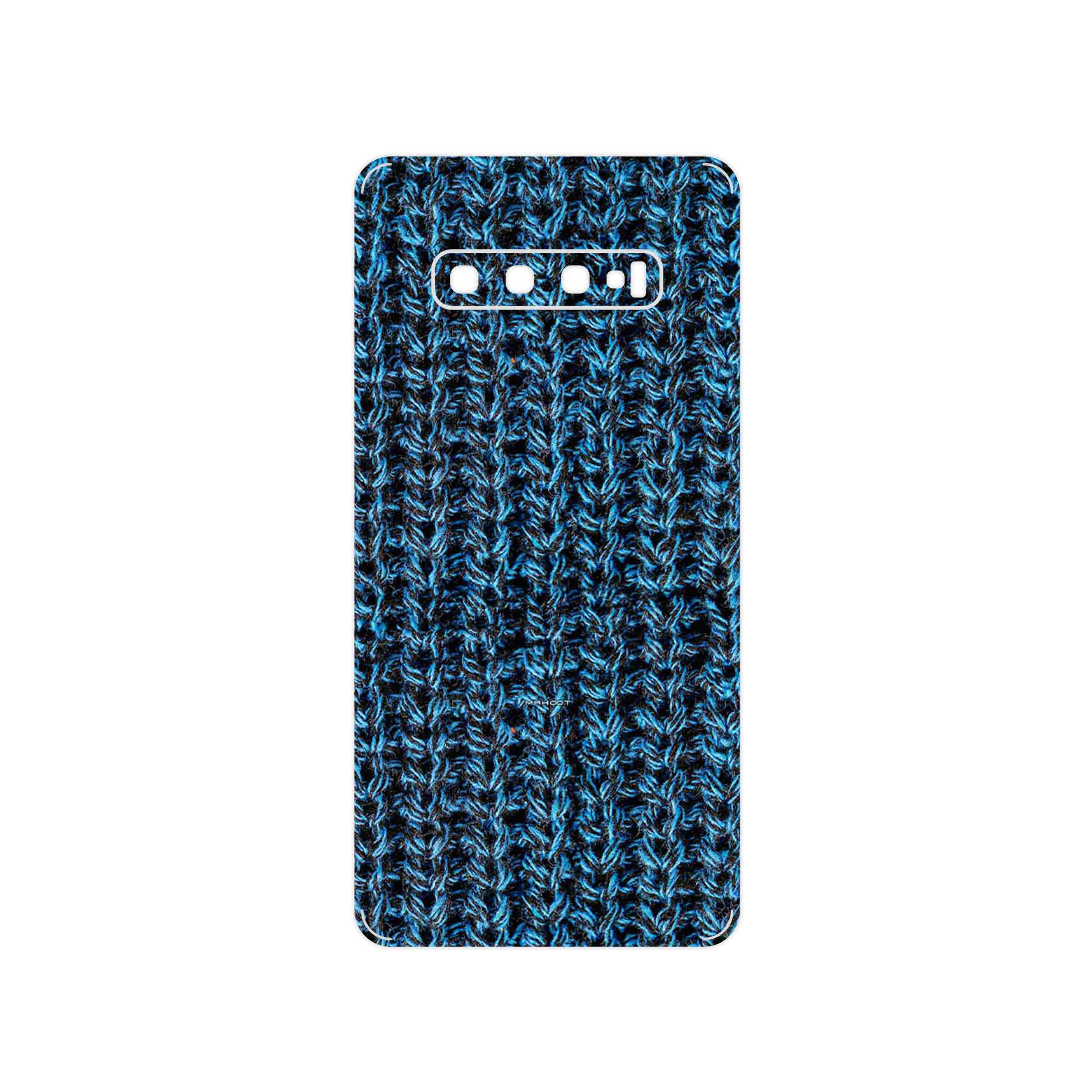 برچسب پوششی ماهوت مدل Fabric Texture 2 مناسب برای گوشی موبایل سامسونگ Galaxy S10 Plus