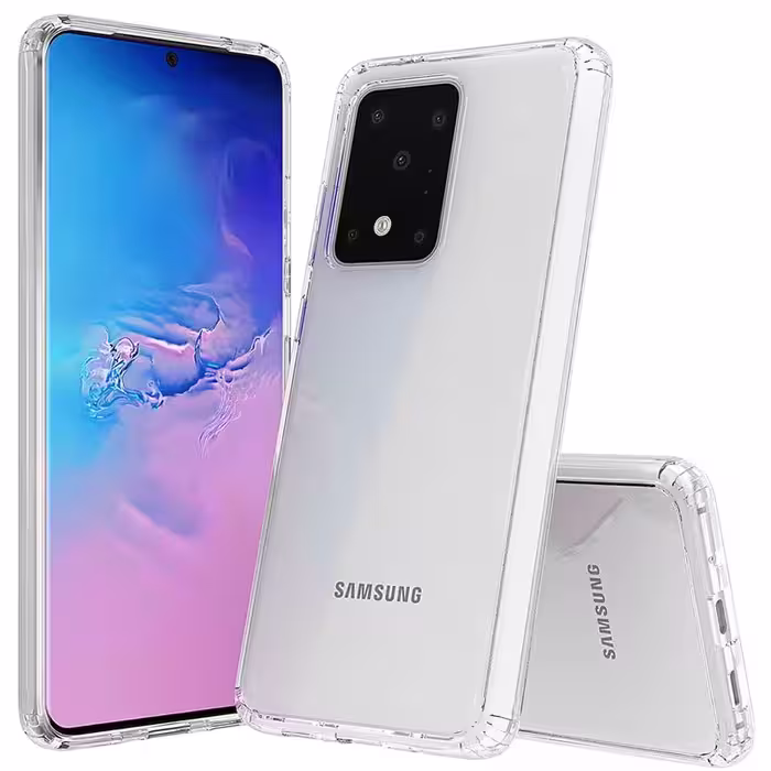 گارد موبایل Samsung Galaxy S20 Ultra مدل تمام شفاف کپسول دار