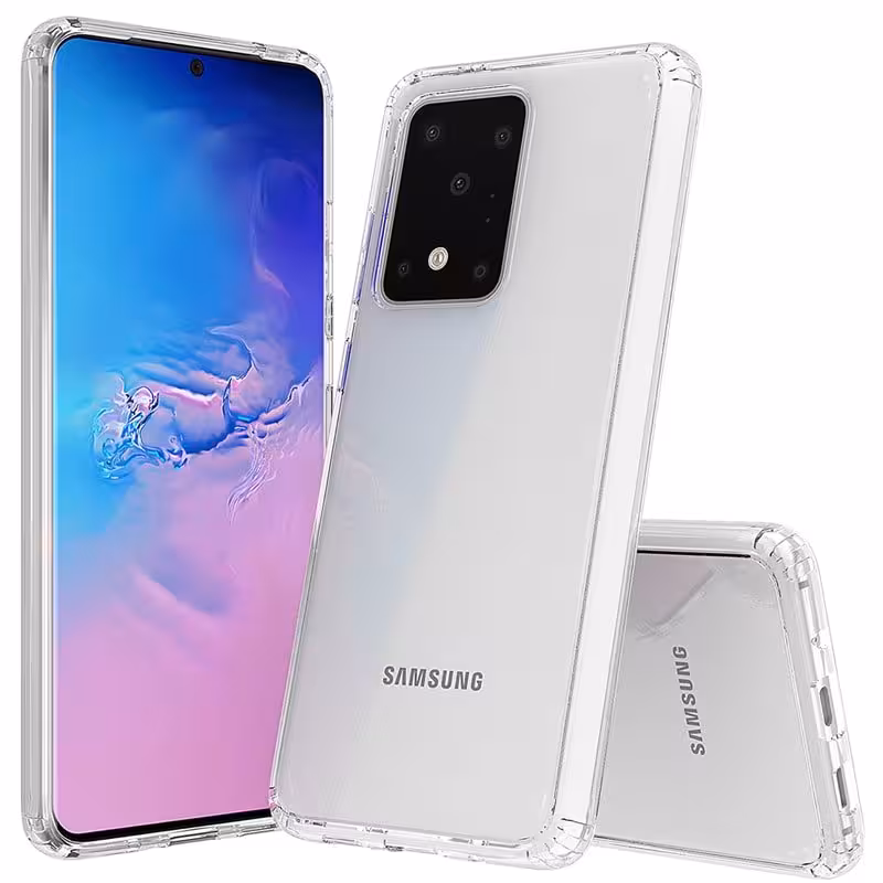 گارد موبایل Samsung Galaxy S20 Ultra مدل تمام شفاف کپسول دار