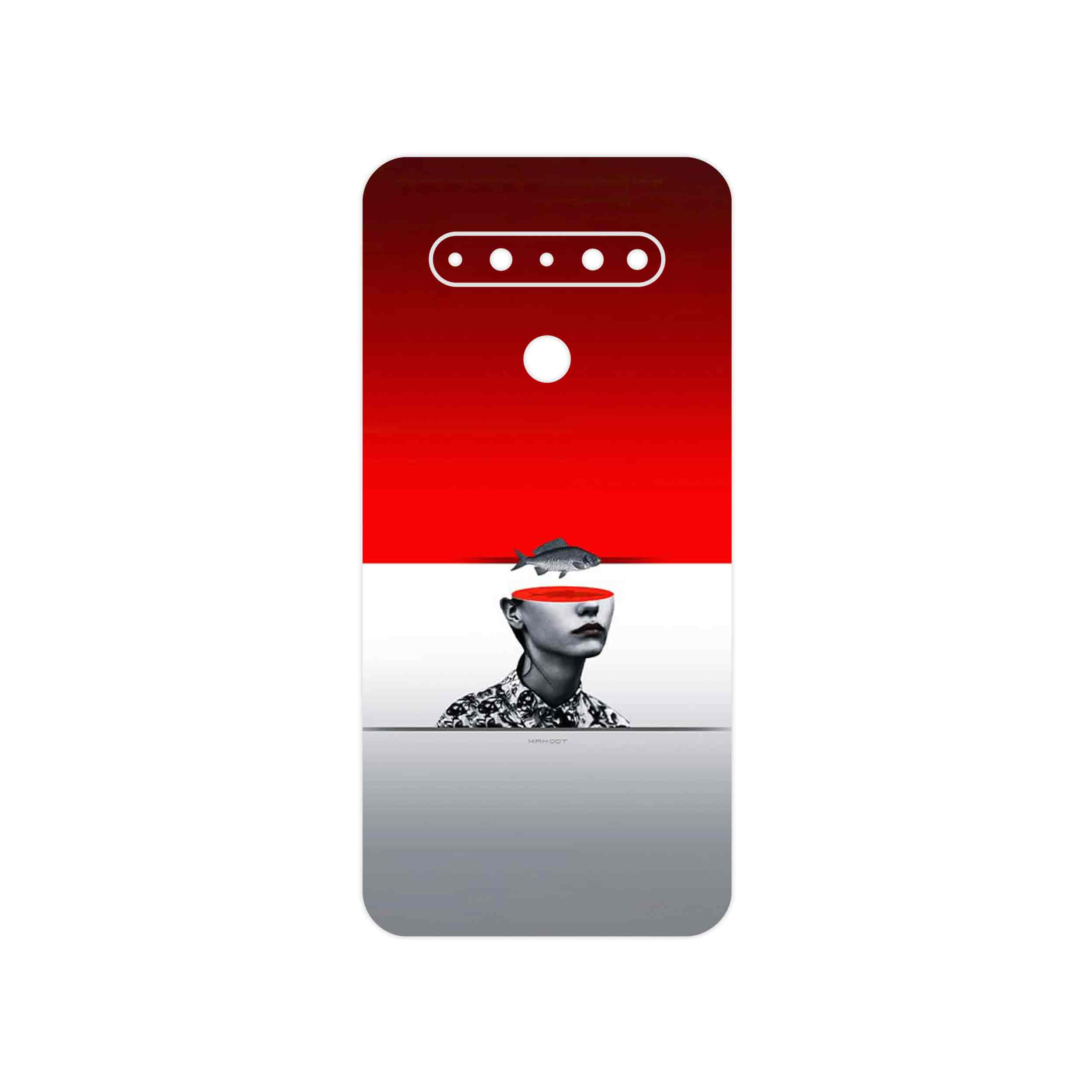 برچسب پوششی ماهوت مدل Collage of surreal Portrait of Women 1 مناسب برای گوشی موبایل ال جی K61