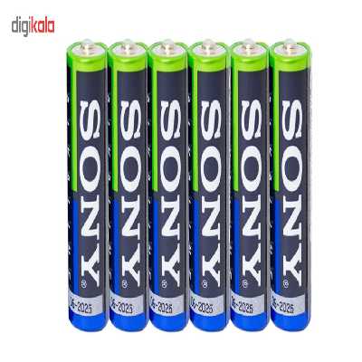 باتری قلمی سونی مدل Alkaline بسته 6 عددی