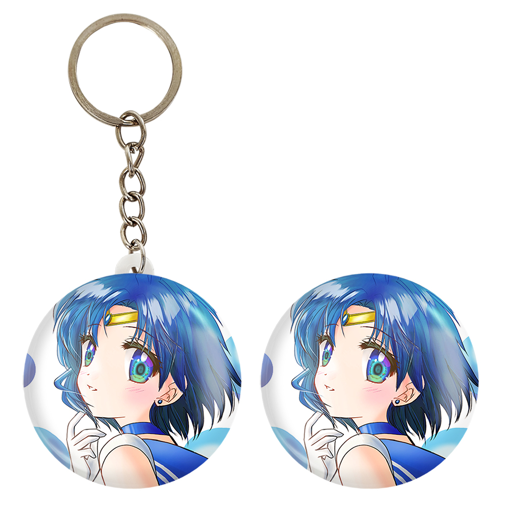 پیکسل خندالو مدل امی میزونو انیمه Sailor Moon کد 17418 به همراه جاکلیدی