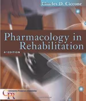 [PDF] دانلود کتاب Pharmacology In Rehabilitation Ciccone, 4th ed, 2007