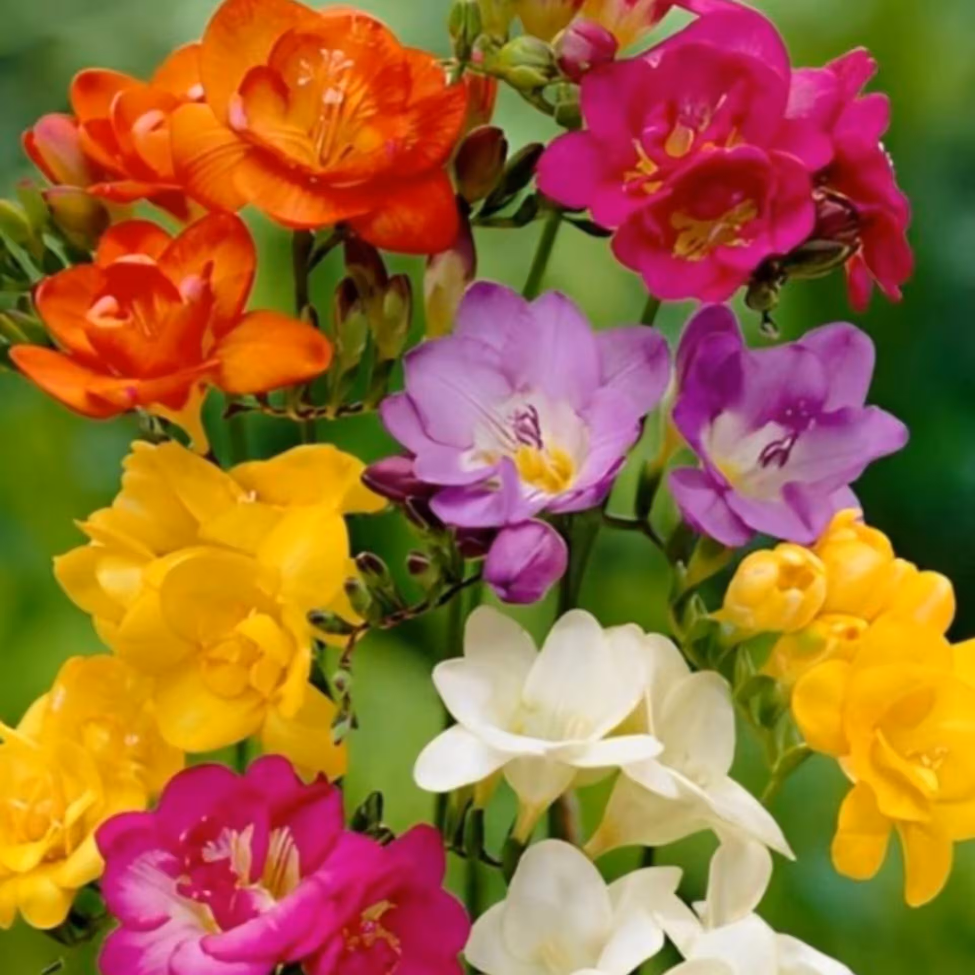 پیاز گل فریزیا معطر میکس  بسته 5 عددی