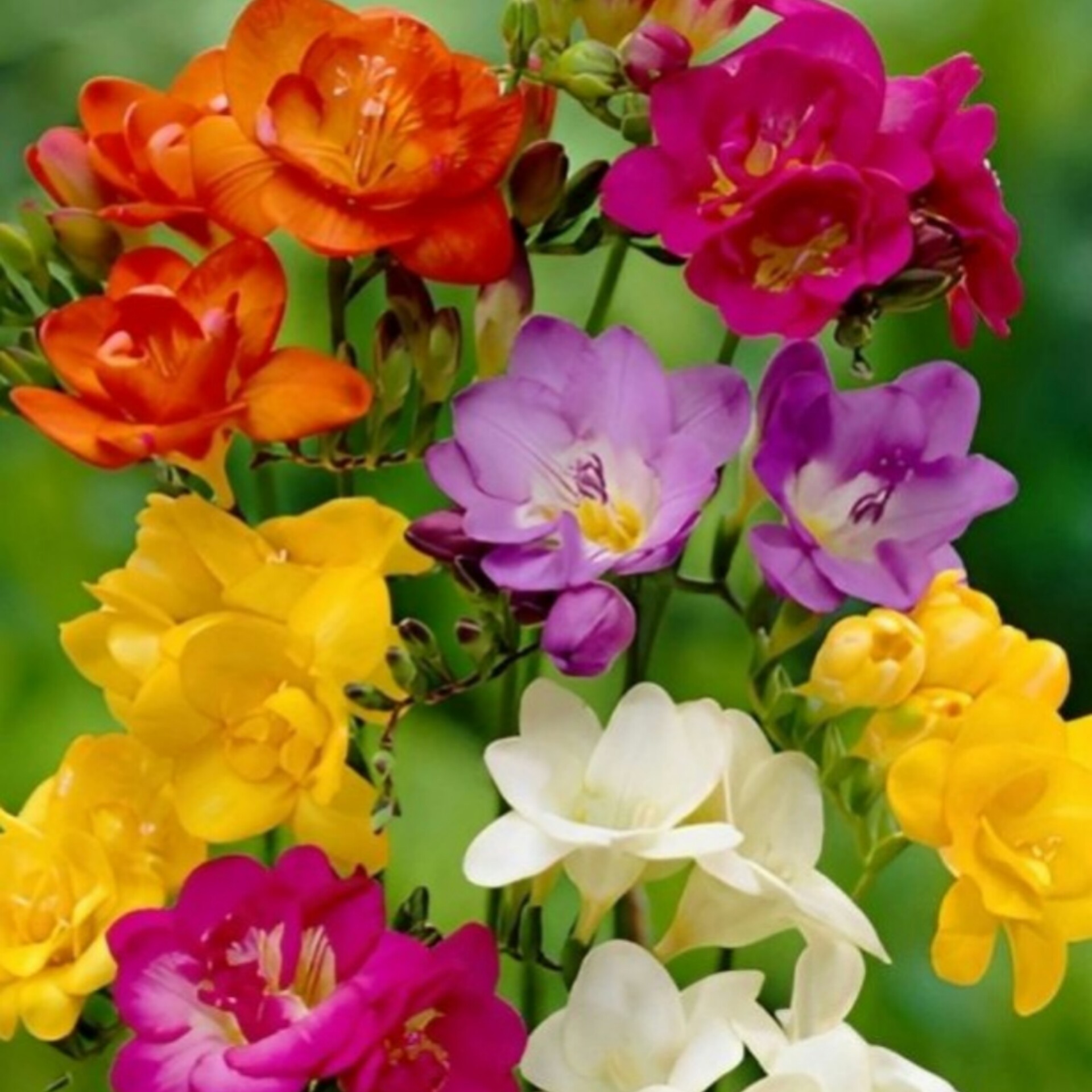 پیاز گل فریزیا معطر میکس بسته 5 عددی