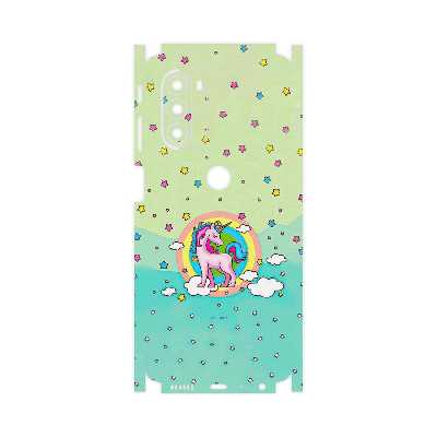 برچسب پوششی ماهوت مدل Rainbow unicorn adventure-FullSkin مناسب برای گوشی موبایل موتورولا Moto G51 5G