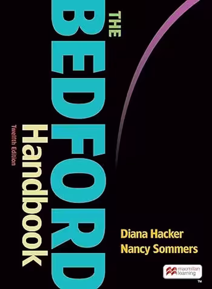 خرید و دانلود نسخه کامل کتاب The Bedford Handbook (12nd Edition) BY Hacker -   Pdf