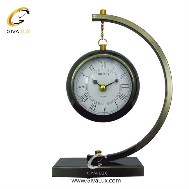 ساعت رومیزی اورجینال آرتمیس آلیاژ فلزی تیتانیوم| کد رفرنس 30552، مدل: 30260Titanium