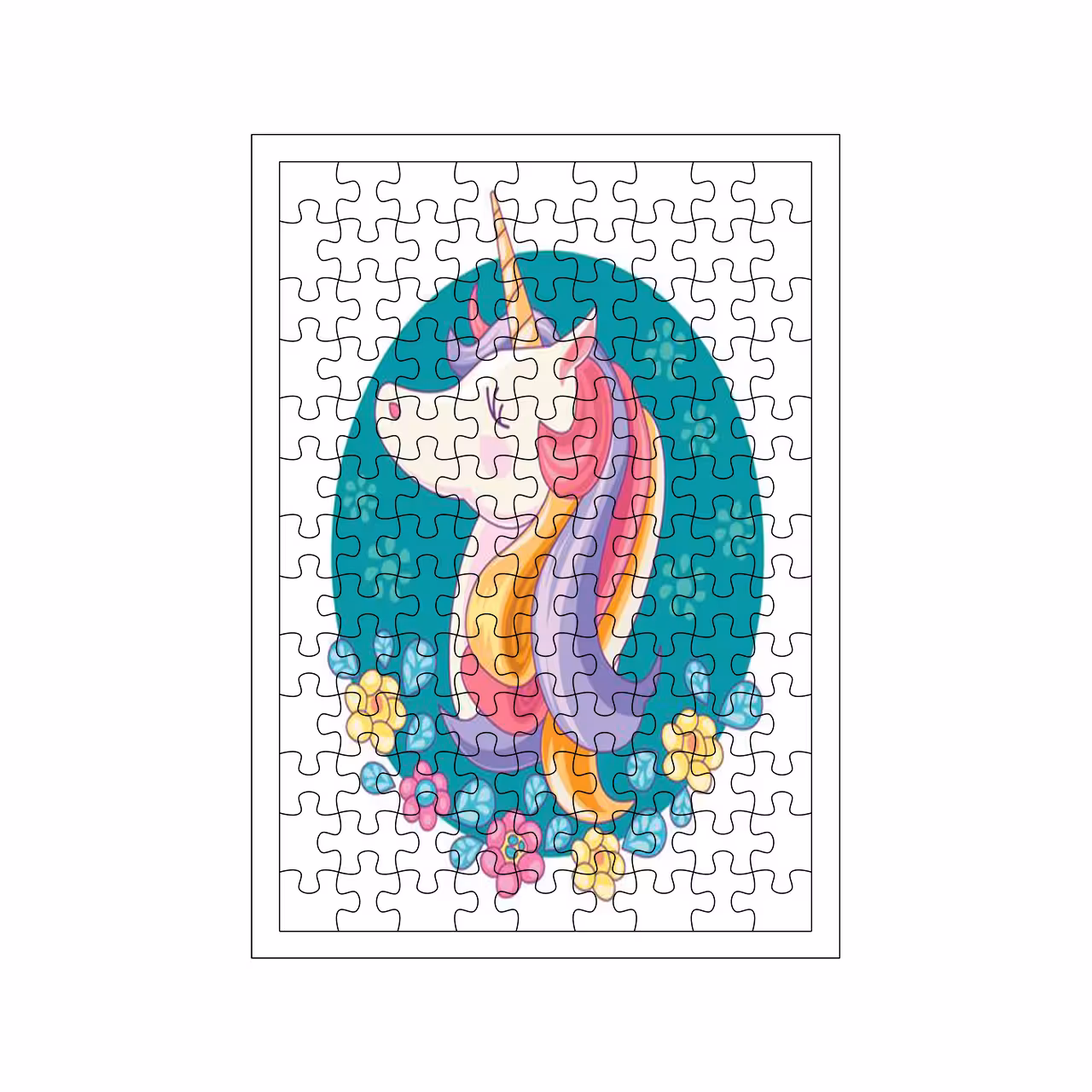 پازل 117 تکه مدل یونیکورن کد 1788