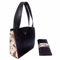 کیف چرم طبیعی بز دستدوز  جادار مناسب خرید چرم درخشان
