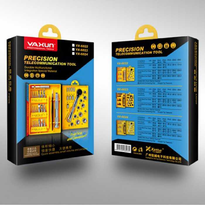 مجموعه 38 عددی سری پیچ گوشتی یاکسون مدل YX-6024