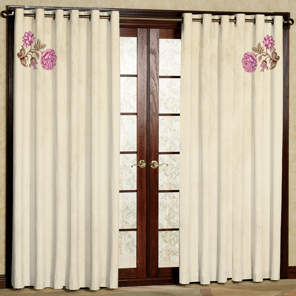 پرده مخمل پانچی کد 5845 سایز 280x140 سانتی متر