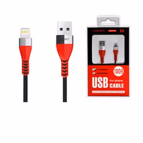کابل شارژ ایفون شرکت x_IPMمناسب برای شارژ گوشی ایفون 6،ایفون 7،ایفون 8،ایفون 5