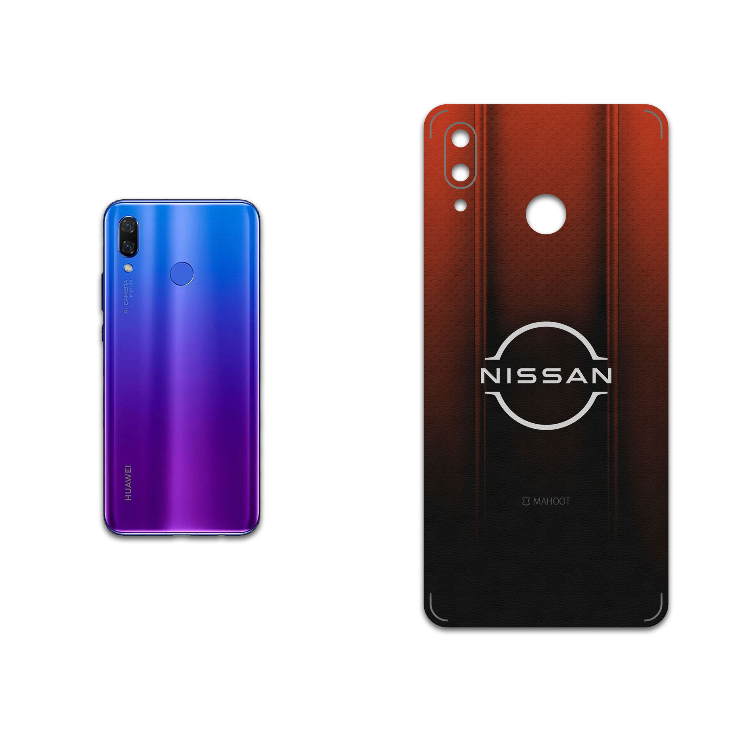 برچسب پوششی ماهوت مدل Nissan مناسب برای گوشی موبایل هوآوی Nova 3